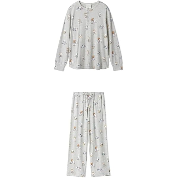 Amazon.co.jp: 【Sleep】【PEANUTS】オリジナルアート 総柄ロング